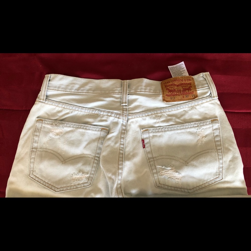 511 Levi's slim 32/29  Ripped jeans